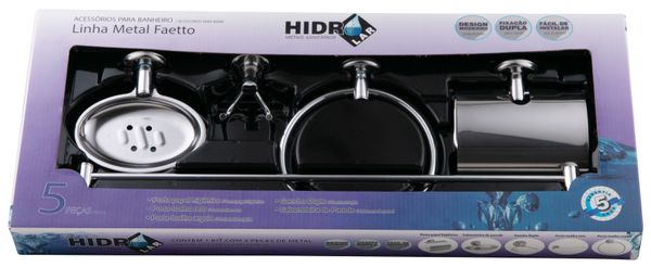 Kit Acess 5Pcs Inox Cx Hidrolar