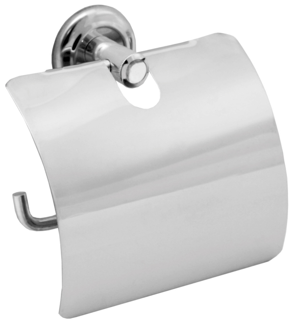Porta Papel Higiênico C/Tampa Inox Hidrolar