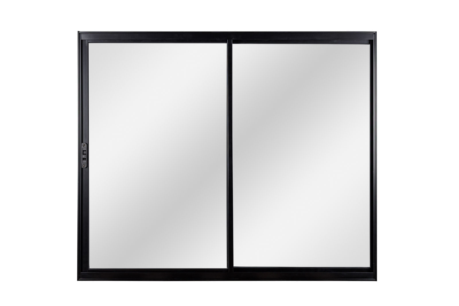 Janela 2 Folhas 100X120 Direita Vidro Liso Black Ecosul 2465515