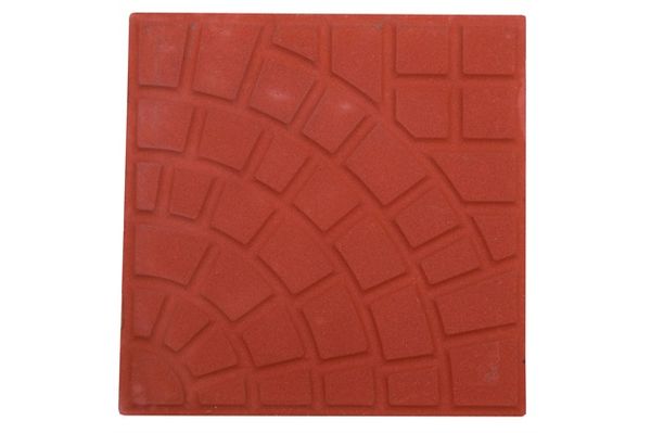 Piso Ladrilho Hidráulico Firenze Vermelho 30,7X30,7cm Caixa com 0,47 m² Borda Reta Cimartex
