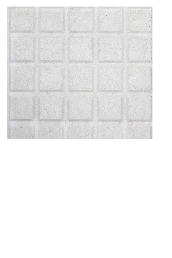 Piso Ladrilho Hidráulico 25 Quadros Branco 20X20cm Caixa com 0,40 m² Borda Reta Cimartex
