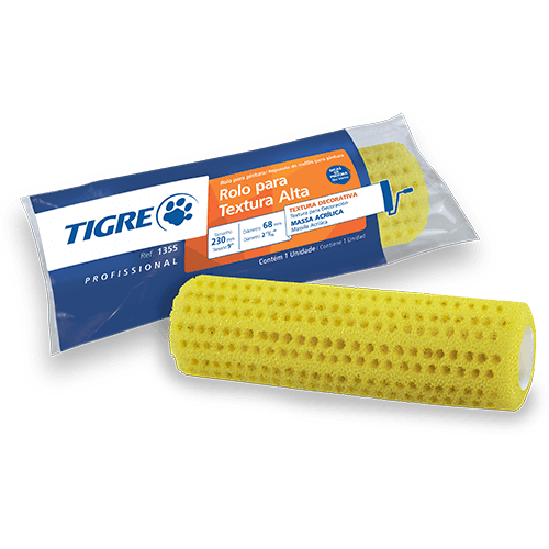 Rolo Text Alta 1355 230 Esp Amarel Tigre 64122