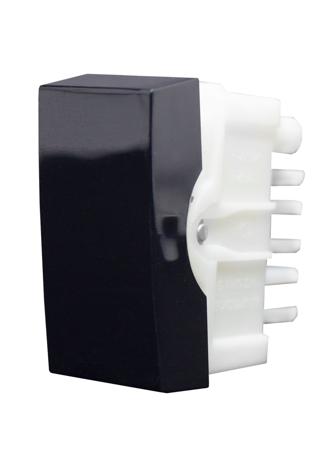 1 Modulo Interruptor Bipolar Simples Linha Inova Pro Black Piano Alumbra 1736779