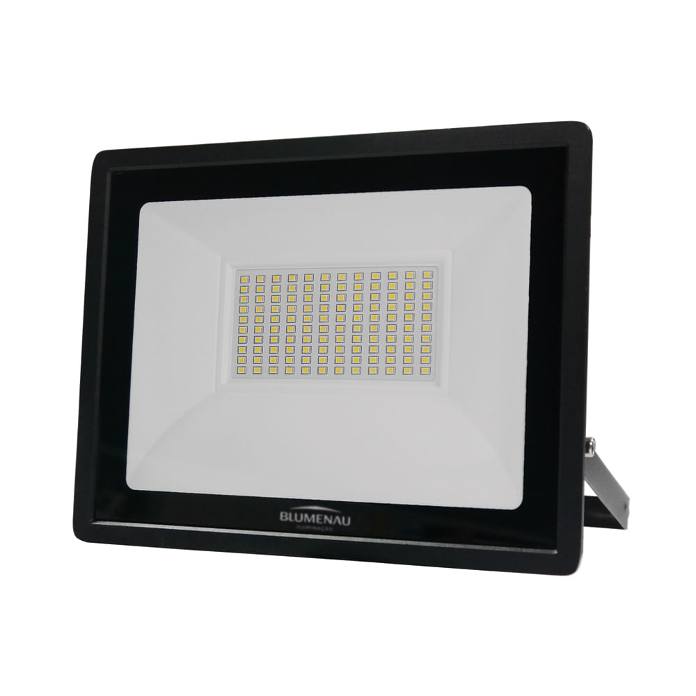Acerte na iluminação: 4 dicas para escolher um refletor de LED 11 Refletor Tech Led Ip65 Aluminio 100W 6500K Bivolt Blumenau Iluminacao 2325454
