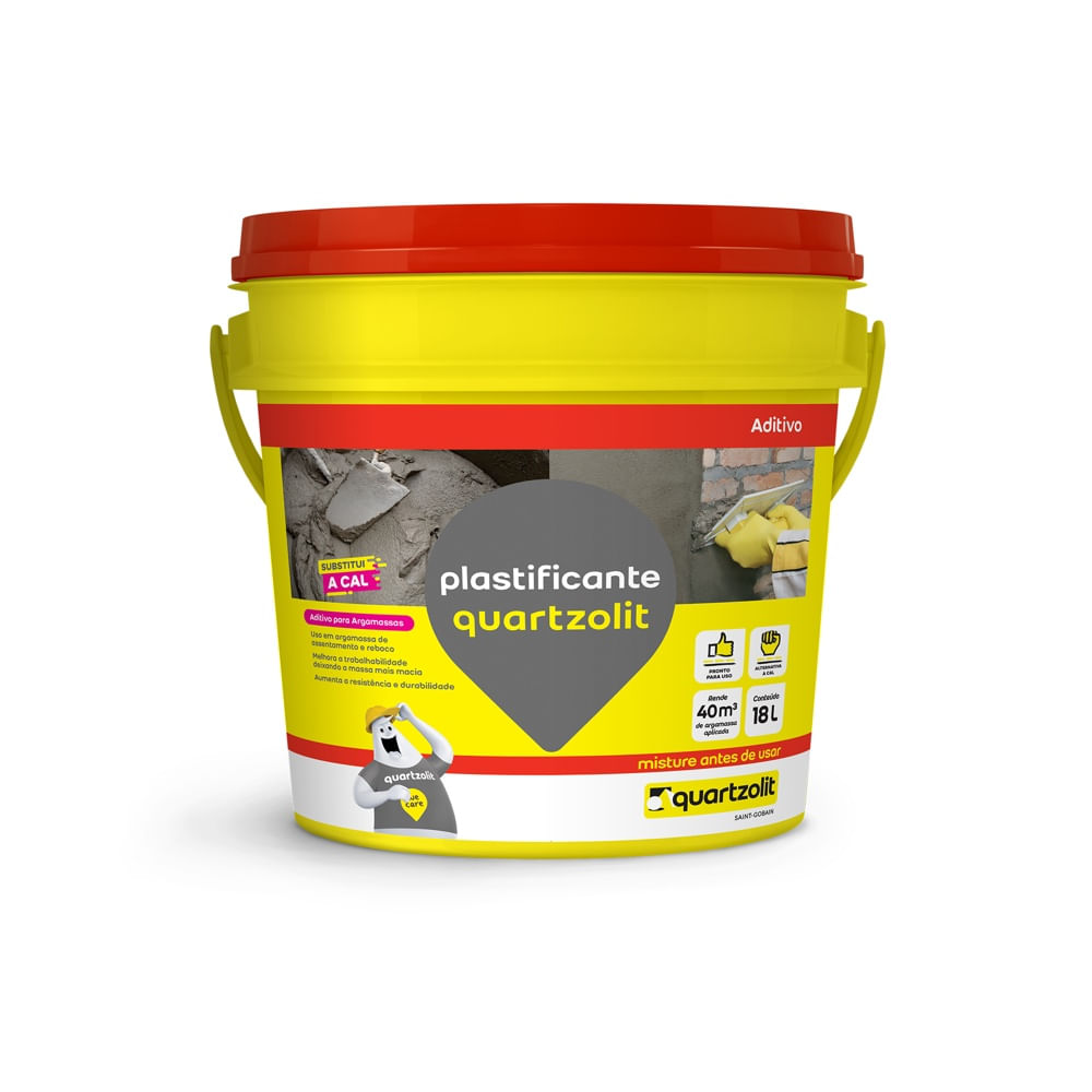 Dicas para proteger a casa de praia da maresia 24 Aditivo Quartzolit Plastificante 18L Branco 1481185