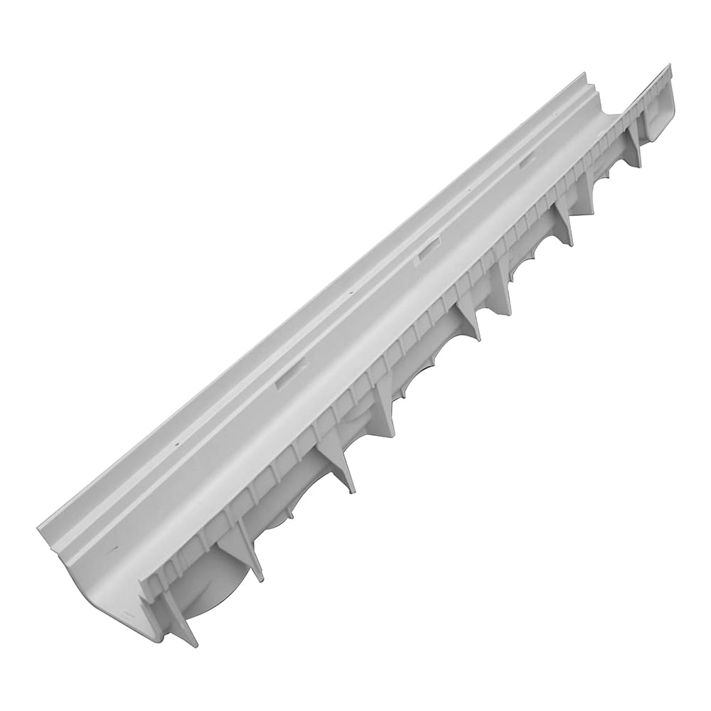 Como escolher calhas de chuva? Saiba o que levar em consideração 18 Calha Para Piso Evolution 9CMX100M Polipropileno Cinza Odem 1320831 1