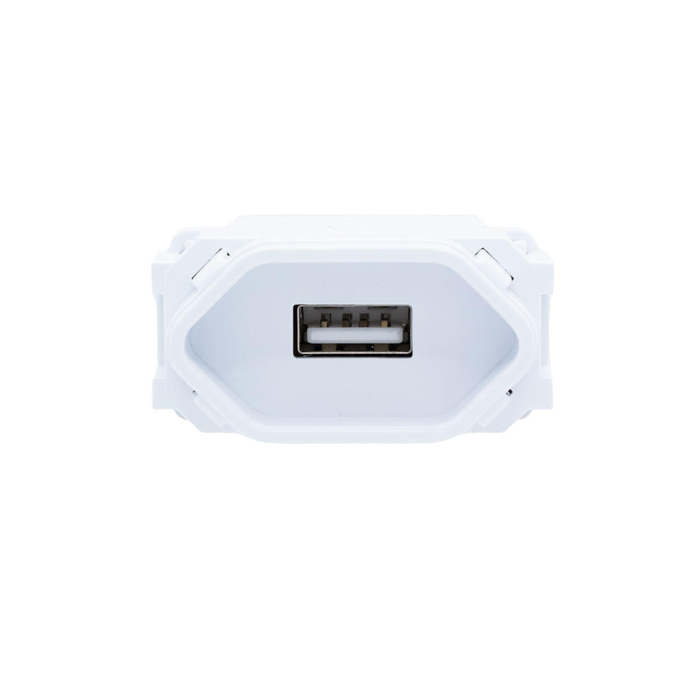 Módulo 1 Tomada Usb 2A Branco Novara Dicompel