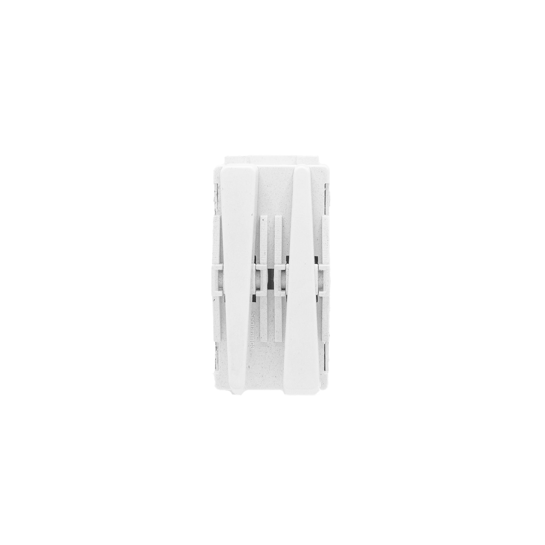 Módulo Duplo Interruptores Simples Branco Ravena
