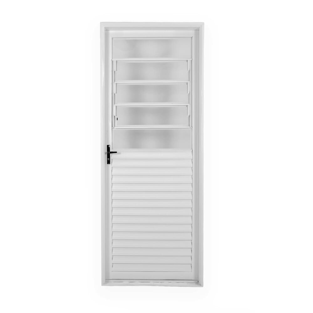 Porta Laminada Bascula 215X85Cm Req12 Aço Esquerda Minasul Mgm