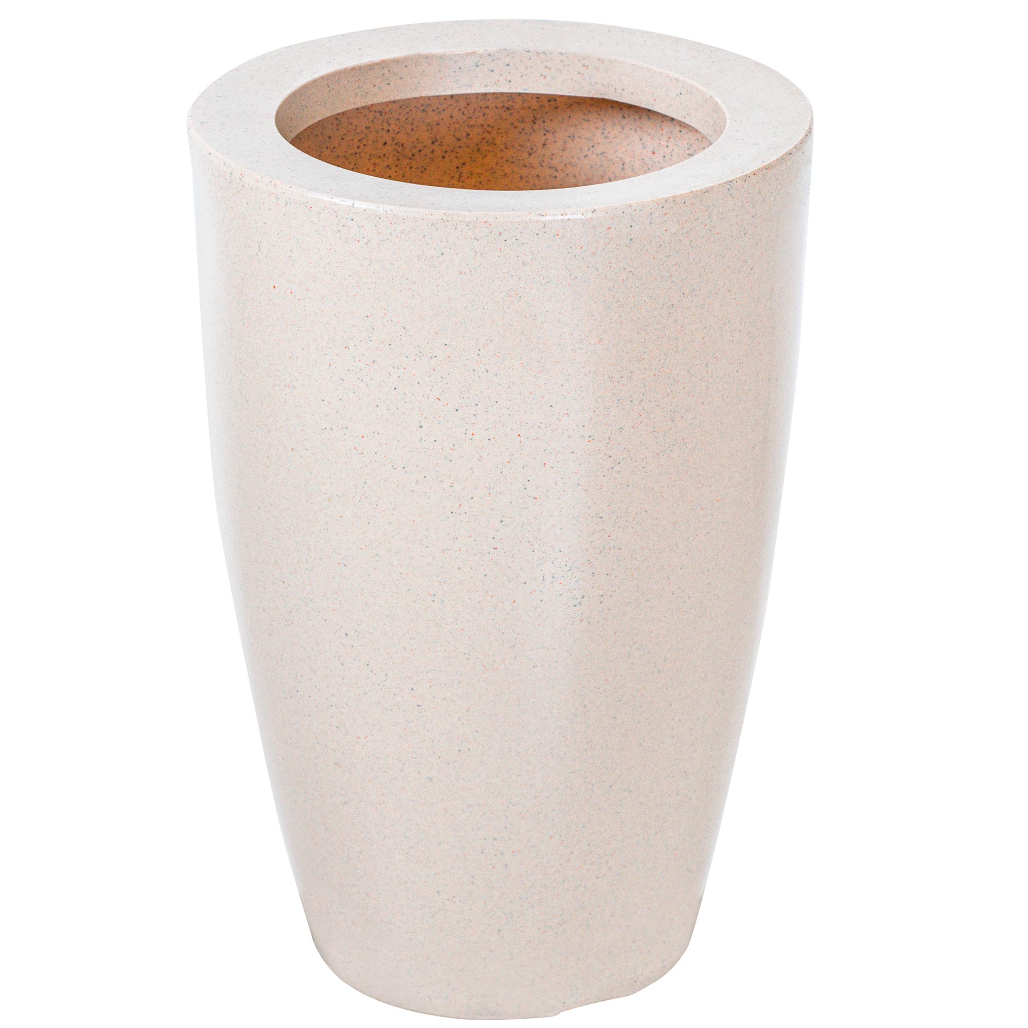 Vaso De Plástico Cone Liso Pote 45 Areia Vasap