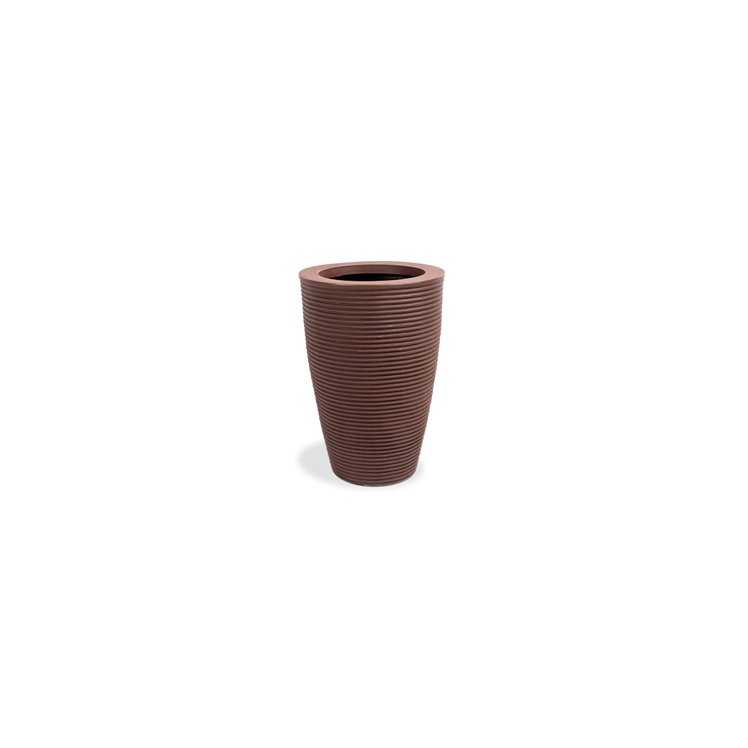 Vaso De Plástico Cone Riscato Pote 45 Argila Vasap