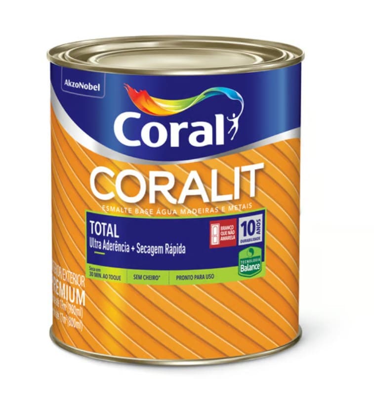 Por que a tinta a óleo é mais barata que a tinta à base de água? 8 Esmalte Premium Base Agua Para Madeiras E Metais Total Fosco Cor Branco 900Ml Coralit Coral 2543842 2