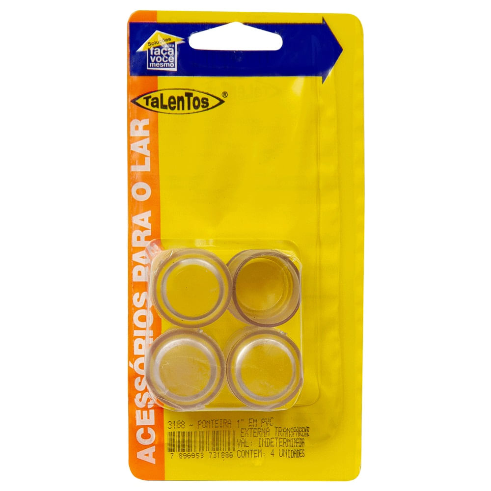 Ponteira Externa Pvc 1 Polegada Transparente Talentos