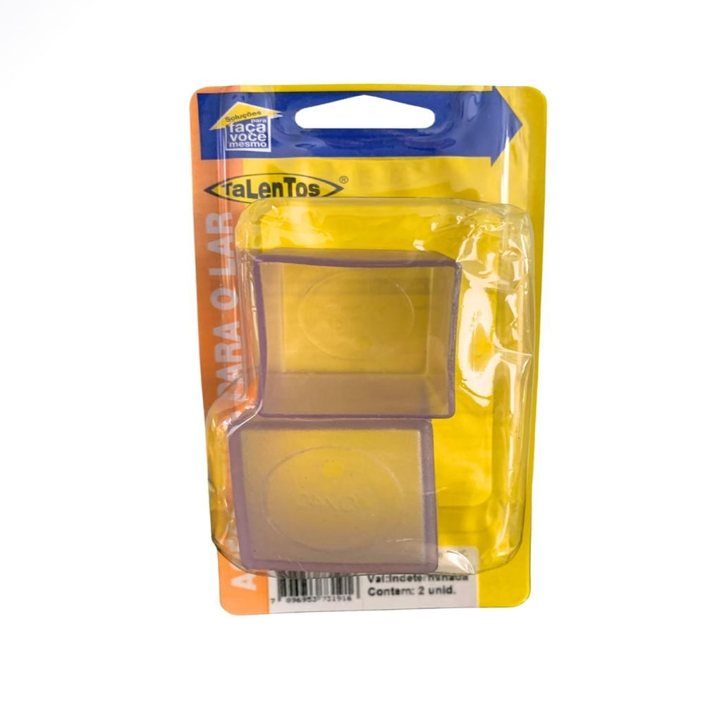 Ponteira Externa Em Pvc 40X40 Transparente Externa Talentos