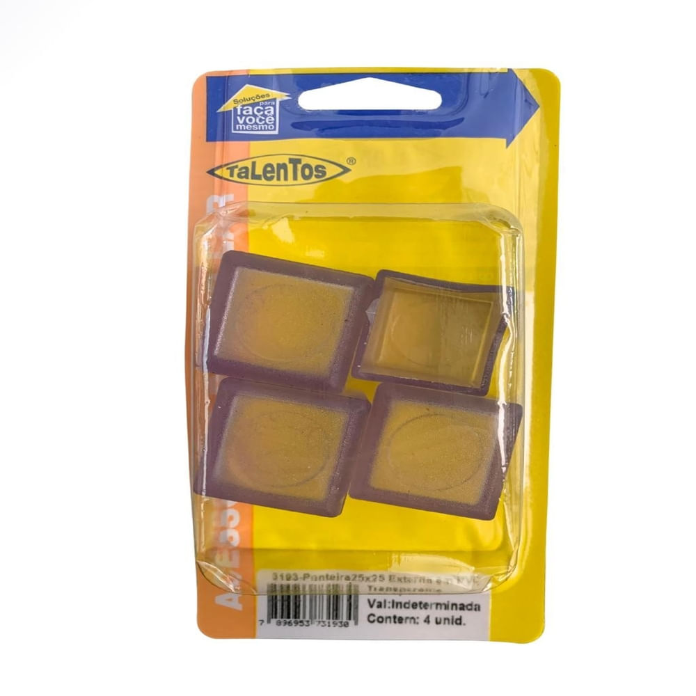 Ponteira Externa Em Pvc 25X25 Transparente Talentos