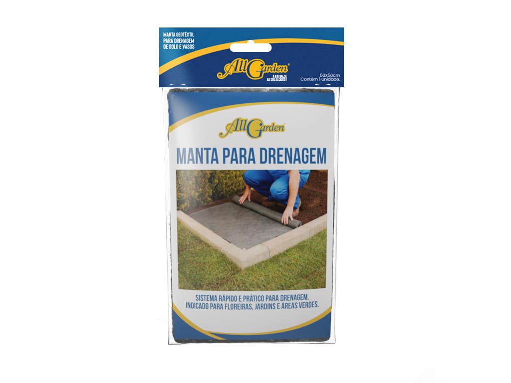 Manta Geotextil 50Cm X 50Cm All Garden
