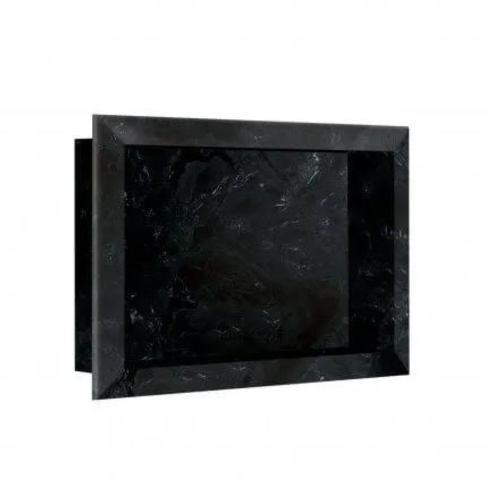 Nicho de Embutir para Banheiro 565cm Porcelanato Tecnico Polido Blu Black 2