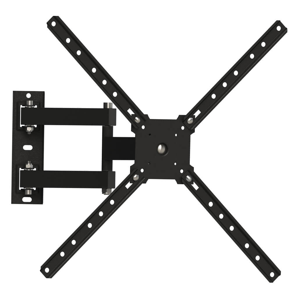 Descubra a distância ideal entre a TV e o sofá 6 Suporte Articulado para TV LED e LCD de 10 a 55 SBRP1040 Preto Brasforma 1723774 1