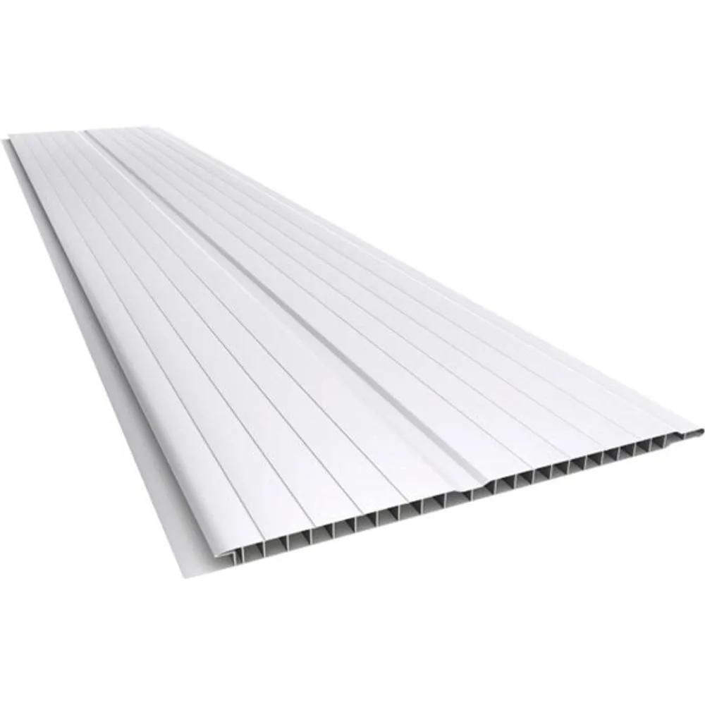 Veja quais os principais tipos de forro e como escolher o melhor para sua casa 17 Forro PVC 200X7MM 6MT Branco Versatti Plasbil