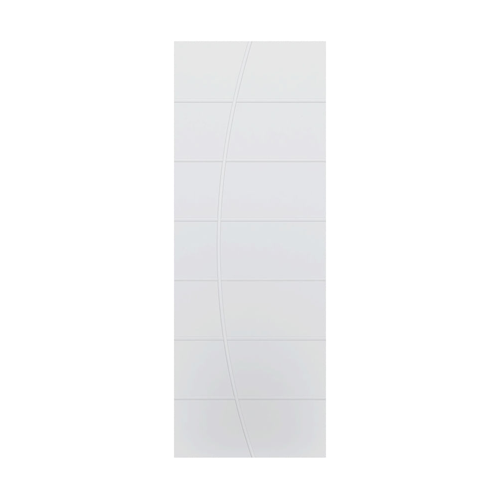 Modelos de portas bonitas e funcionais para residências 18 Folha Porta Elegance Mdp Solida Pintado Branco 210x70 Vert 1388576 1