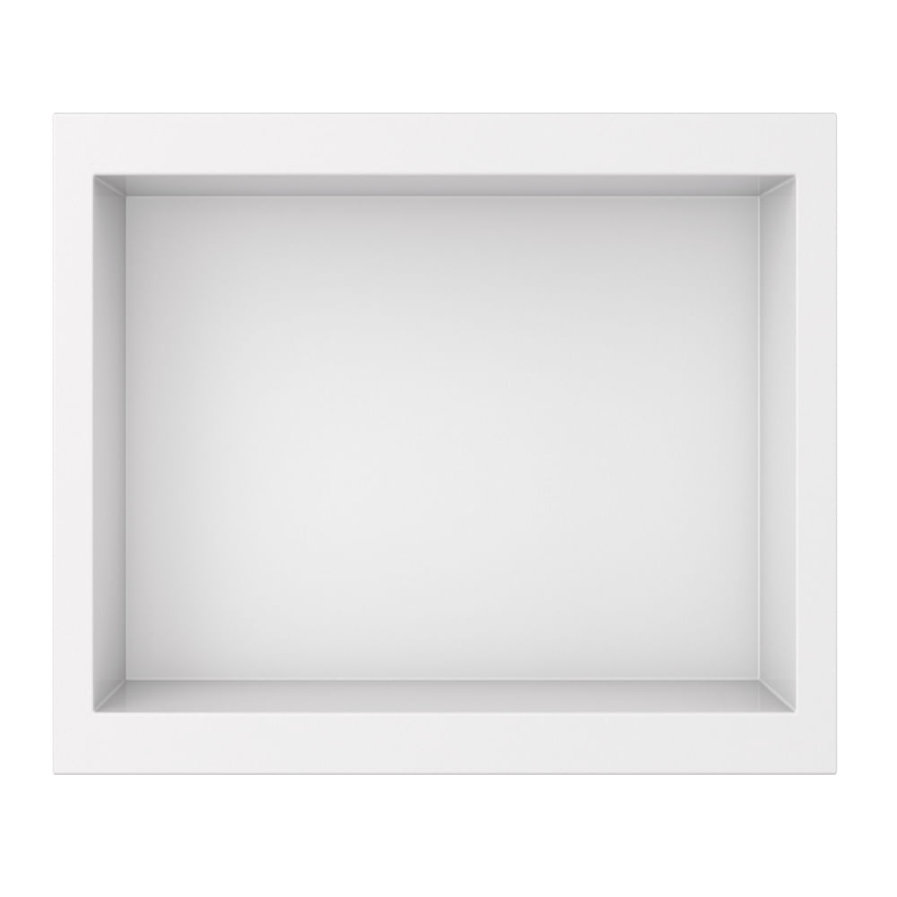 Nicho para banheiro: praticidade e elegância em um só móvel 4 Nicho Banheiro Multi 60X30X10 Branco Liso Cozimax 2557037 1