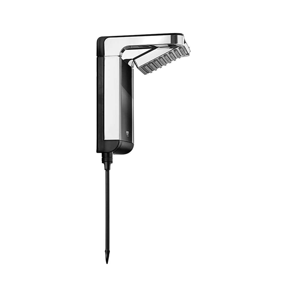 Conheça a linha de chuveiros Acqua Ultra, da Lorenzetti 7 Ducha Eletronica Acqua Star Preta Cromada 6800w 220v Lorenzetti 1417940 1
