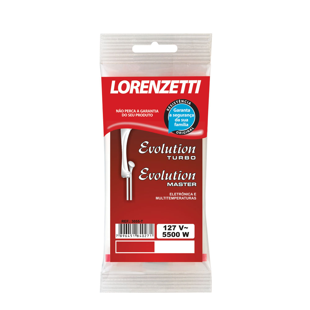 Resistência 3055t Evolution 5500w 127v Lorenzetti