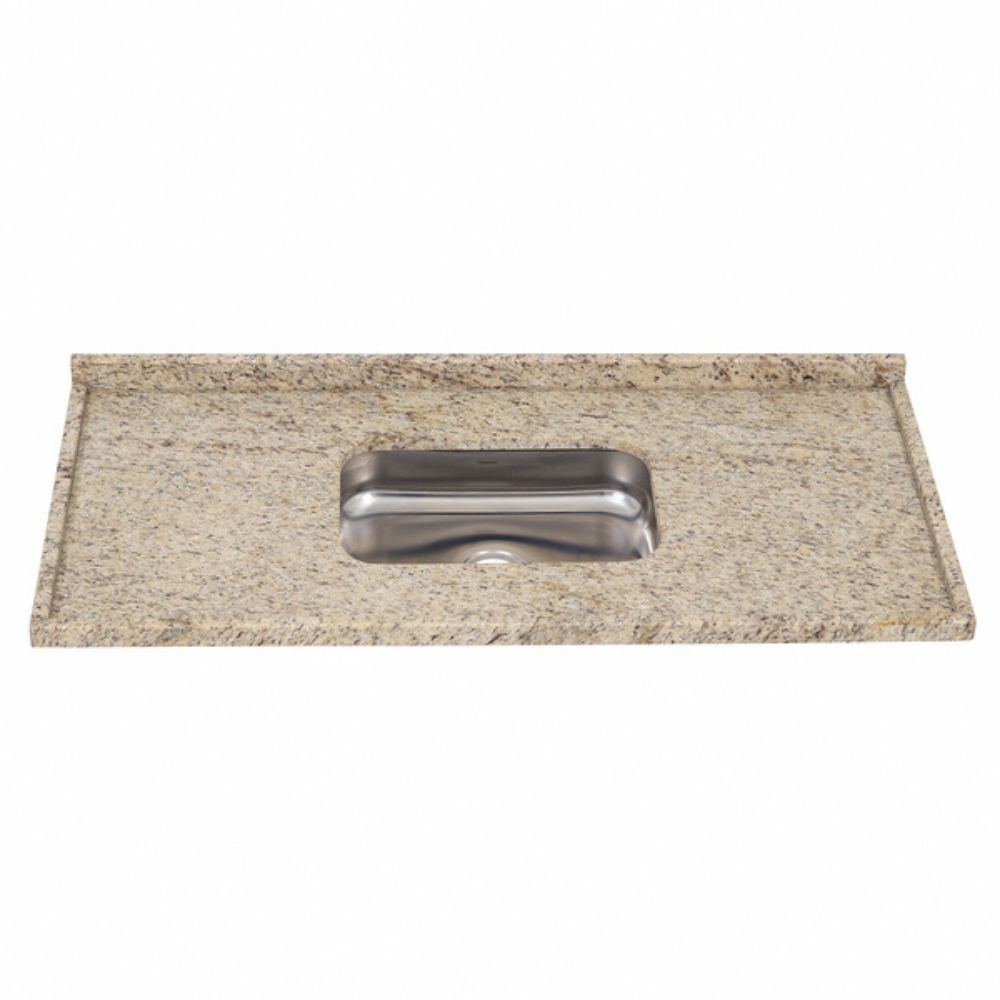 Vale mais a pena ter pia de cozinha de granito ou de mármore? Confira 5 Pia de Granito Reto Simples 12m Santa Cecilia Kasa Granito 2