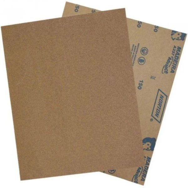 Lixa No Fil Madeira A219 Grao 150 22,5x27,5cm Norton Lixa a219 150 nofil 22,5X27,5cm Norton