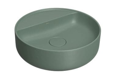 Saiba quais são os principais erros durante a reforma de banheiro 8 Cuba de apoio redonda com mesa 40x40 l12040m49 salvia Deca 2403897 1