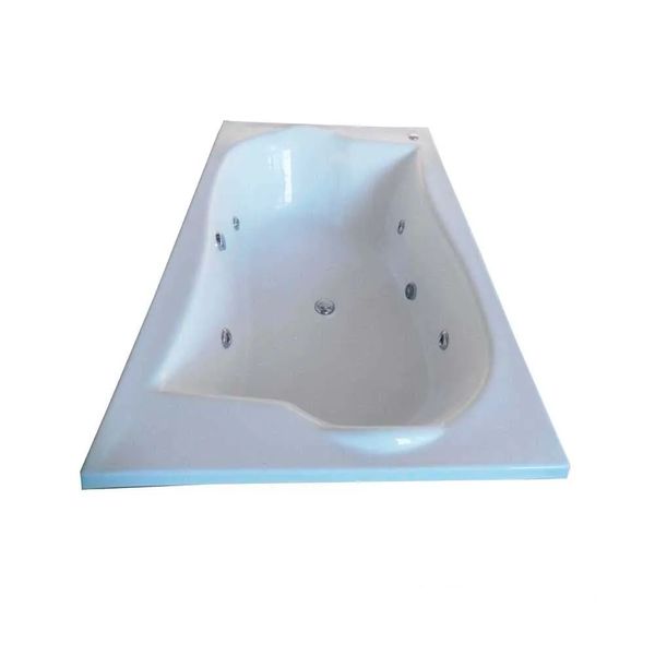 Banheira com Hidromassagem Aquaplás Florençacril 180x110cm Branca