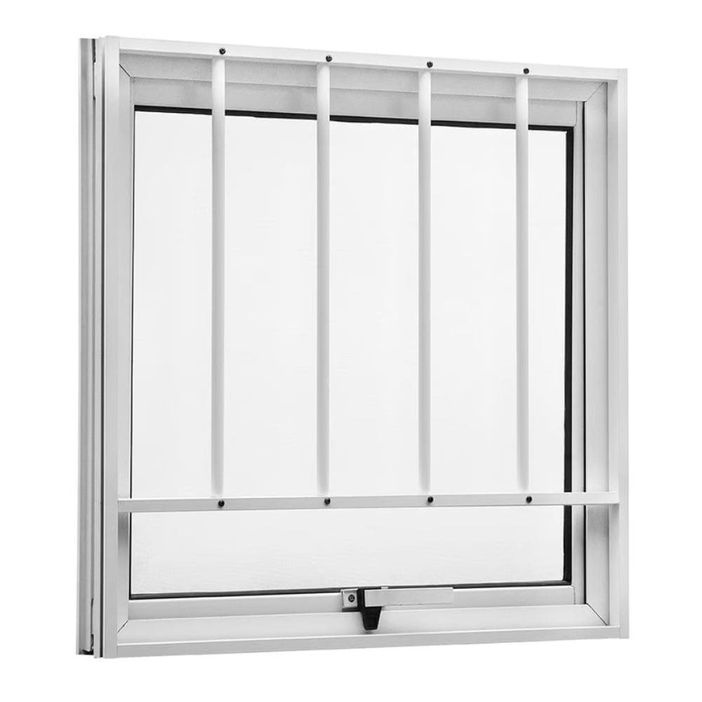 Descubra qual é o modelo de grade ideal para a sua janela 8 Janela Maxim Ar 1 Seccao Com Grade Vmb 60x60 Branco Topsul Esquadrisul