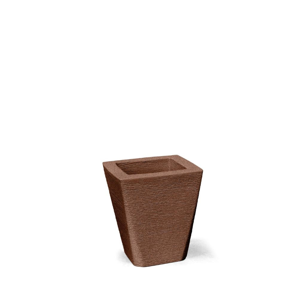 Vaso Trapezio Grafiato Altura 35cm Areia Nutriplan
