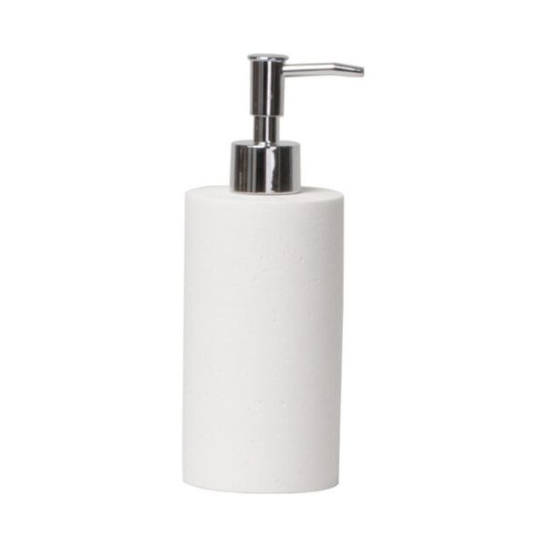 Porta Sabonete Líquido Branco Cimento Sense Coisas e Coisinhas