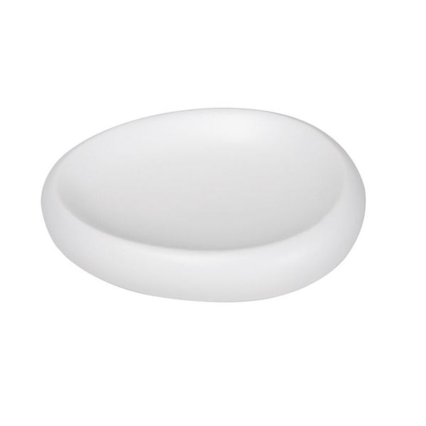 Saboneteira para Bancada de Banheiro Branca Organic Curvy Coisas e Coisinhas