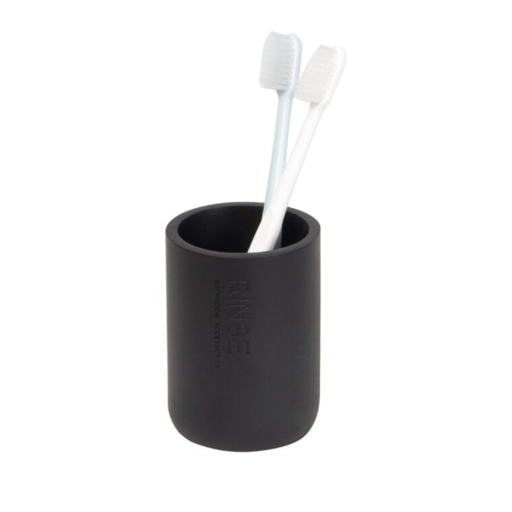 Porta Escova de Dentes Preto Scandi Coisas e Coisinhas