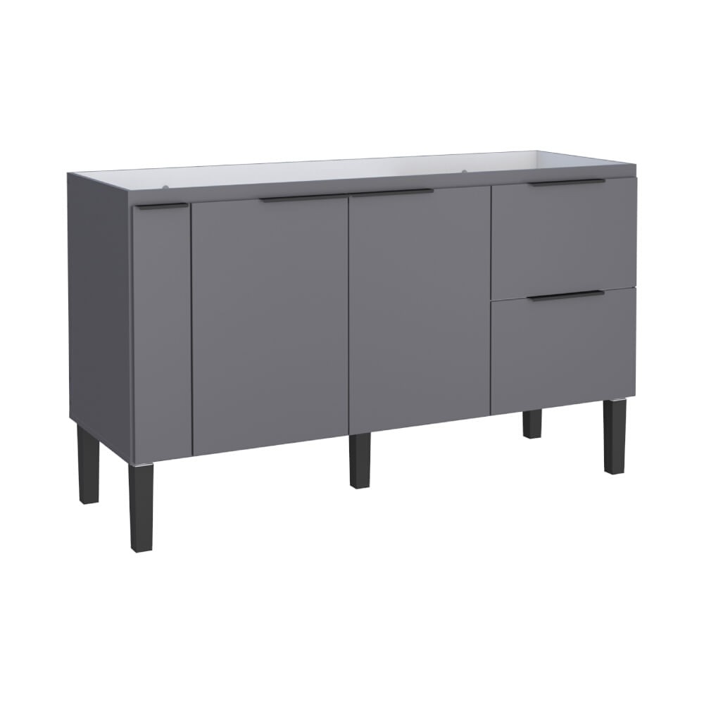 Móveis preservados: como aplicar cupinicida na madeira? 5 Gabinete de Cozinha Cisne 1441mm Cinza Cozimax 2329956