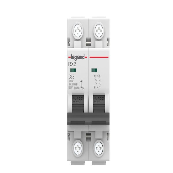Minidisjuntor Rx2 63A Bipolar 3Ka Curva C Legrand