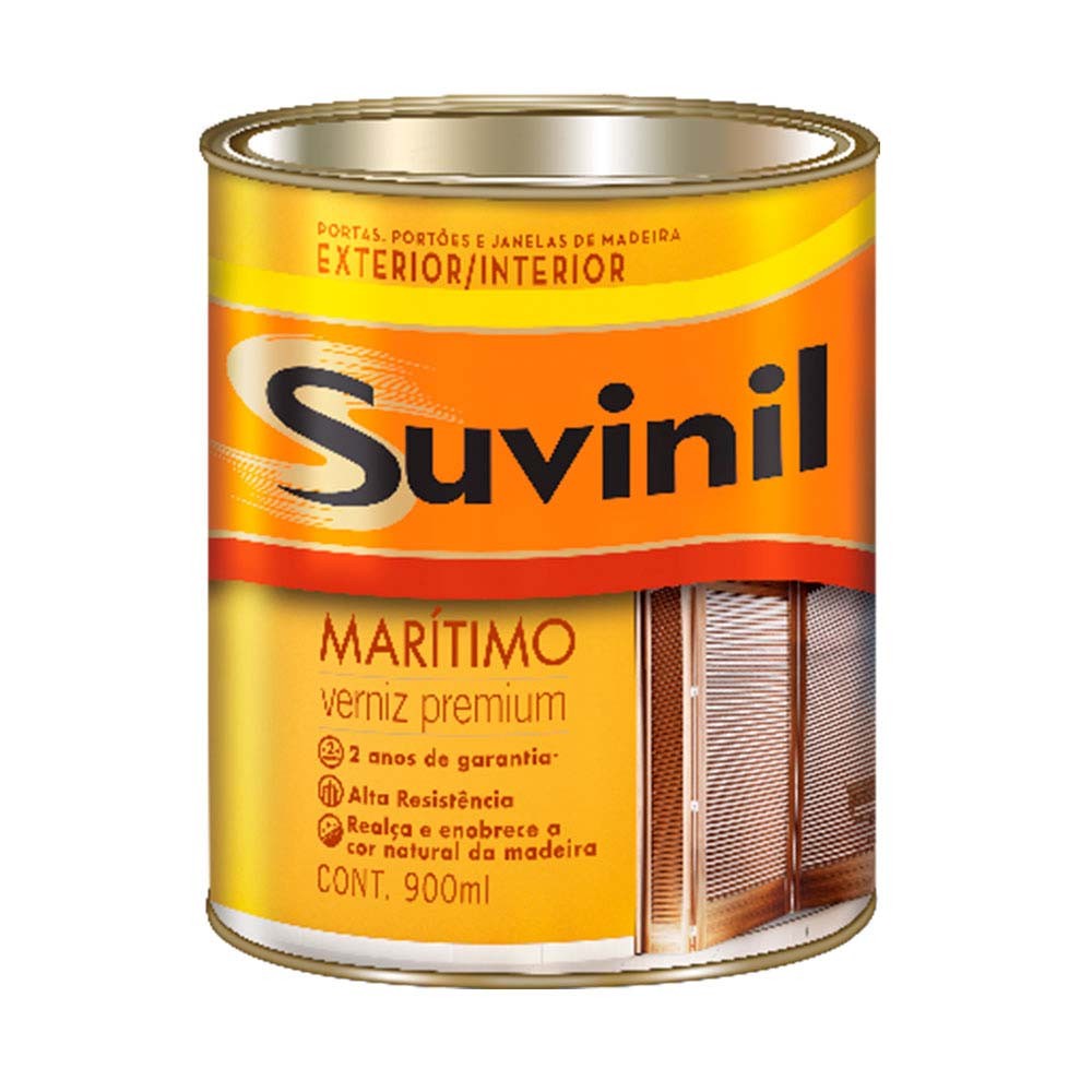 Dicas para proteger a casa de praia da maresia 26 Verniz Maritimo brilhante 900 ml incolor Suvinil