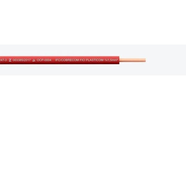 Cabo Flexível 2,5mm² 750V Vermelho 50m | Cobrecom NBR NM 247-3