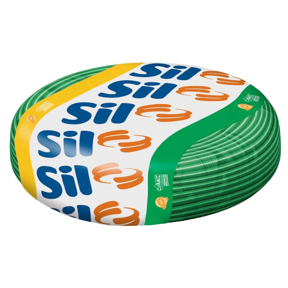 Cabo Flexível 4mm² 750V Verde 100m Sil