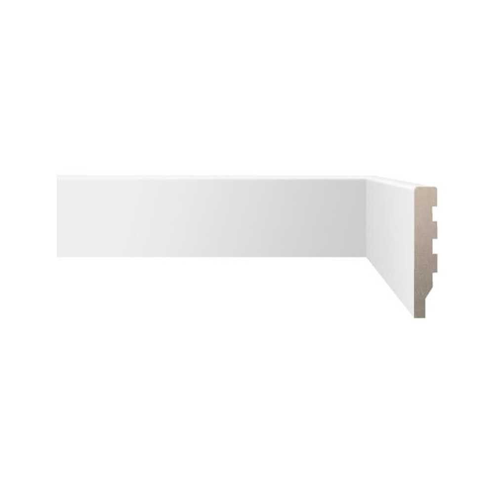 Guia completo: como colocar rodapé de PVC com cola 3 Rodape Liso 10x240cm Branco Fit Biancogres 2481120
