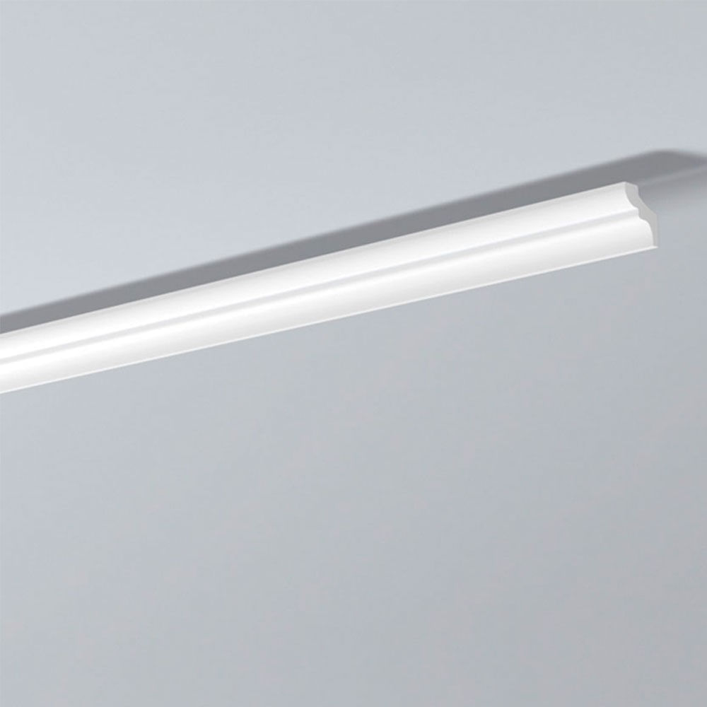 Moldura decorativa D3 Decoflair 2x2m branco Gart