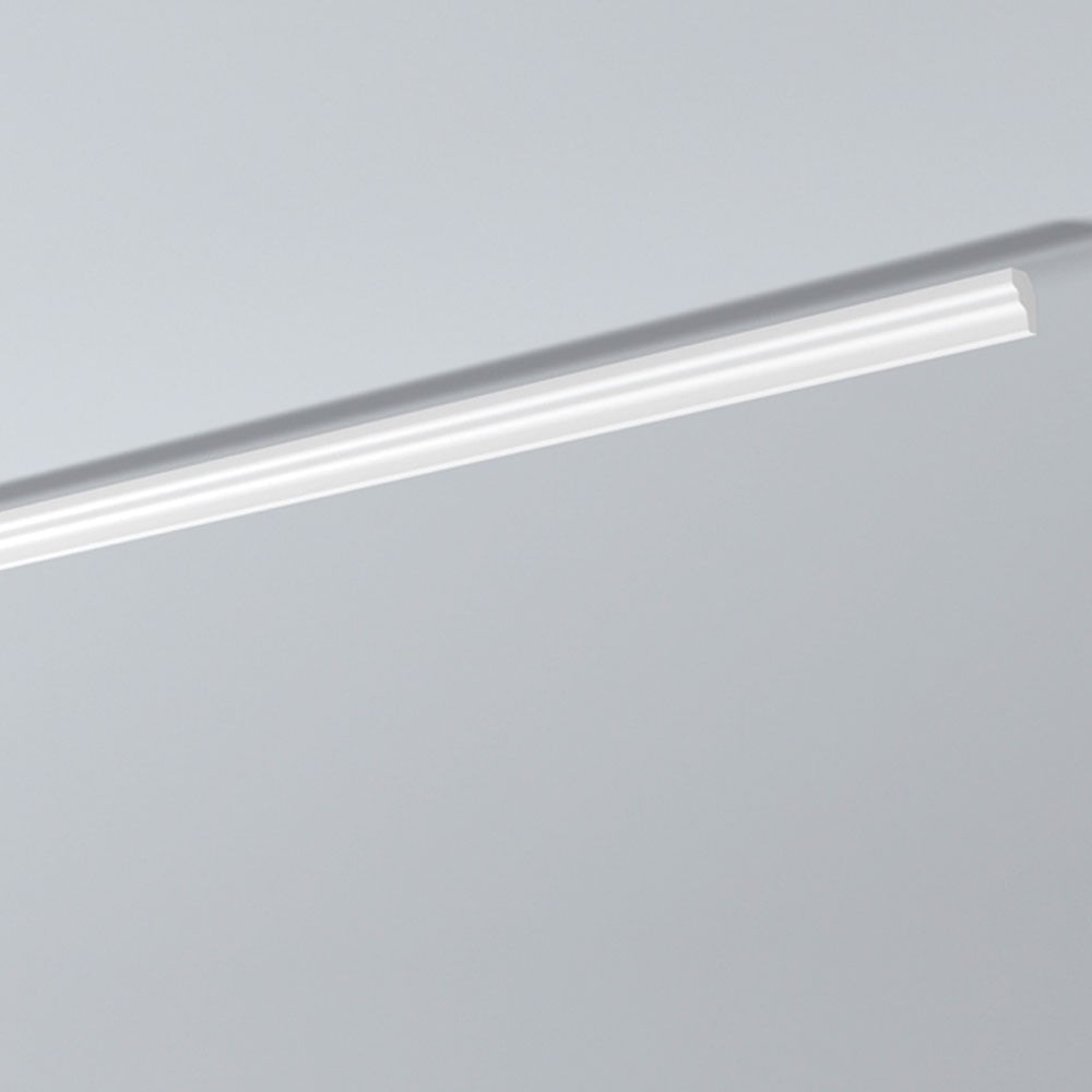 Moldura decorativa D2 Decoflair 2x2m branco Gart