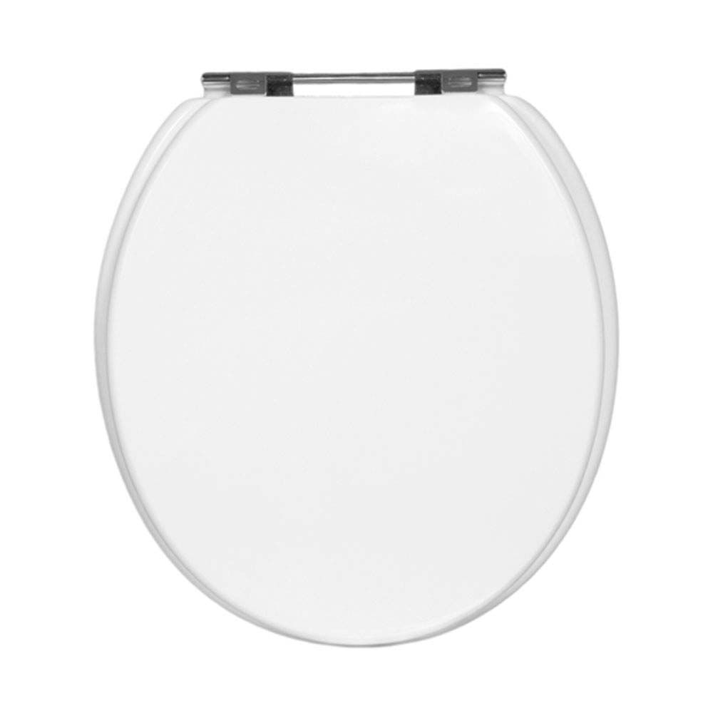 Assento Sanitário Convencional MDF Laqueado Branco Alterna