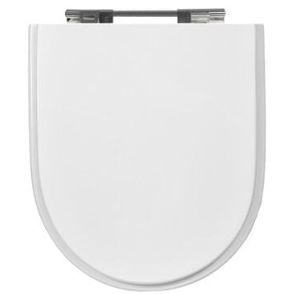 Assento Sanitário Riviera Nexo em MDF com Pintura UV Branca Alterna