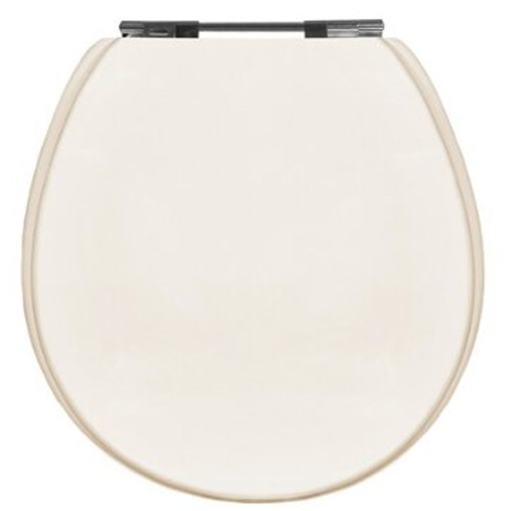 Assento Sanitário Modelo Ravena MDF acabamento UV Creme Alterna
