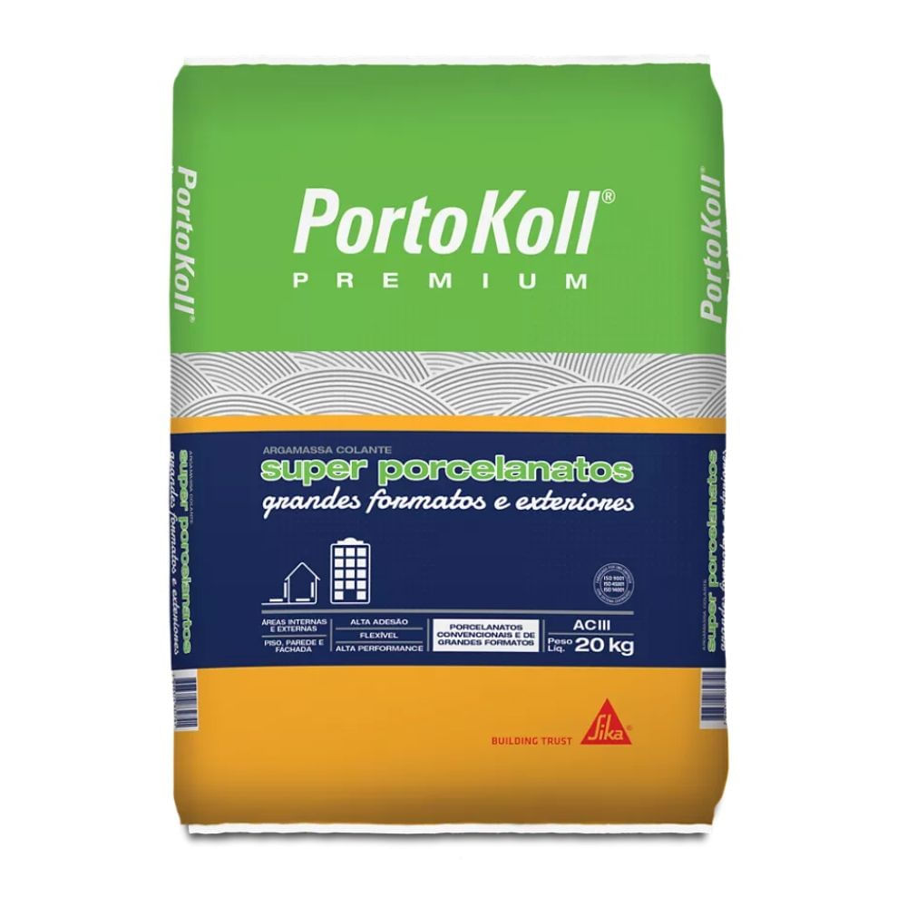 Argamassa Portokoll Grandes Formatos 20kg