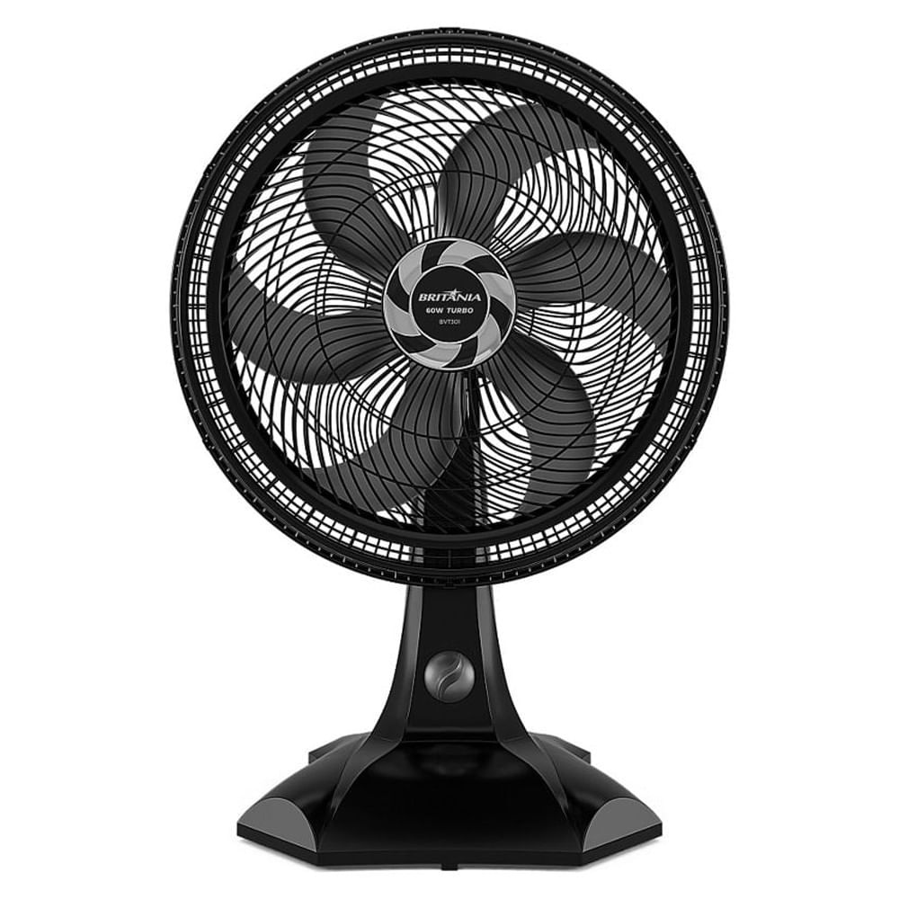 Material de construção barato: confira as melhores dicas para reformar com economia inteligente! 6 Ventilador De Mesa Preto 60W Bvt301 127V Britania 2512602