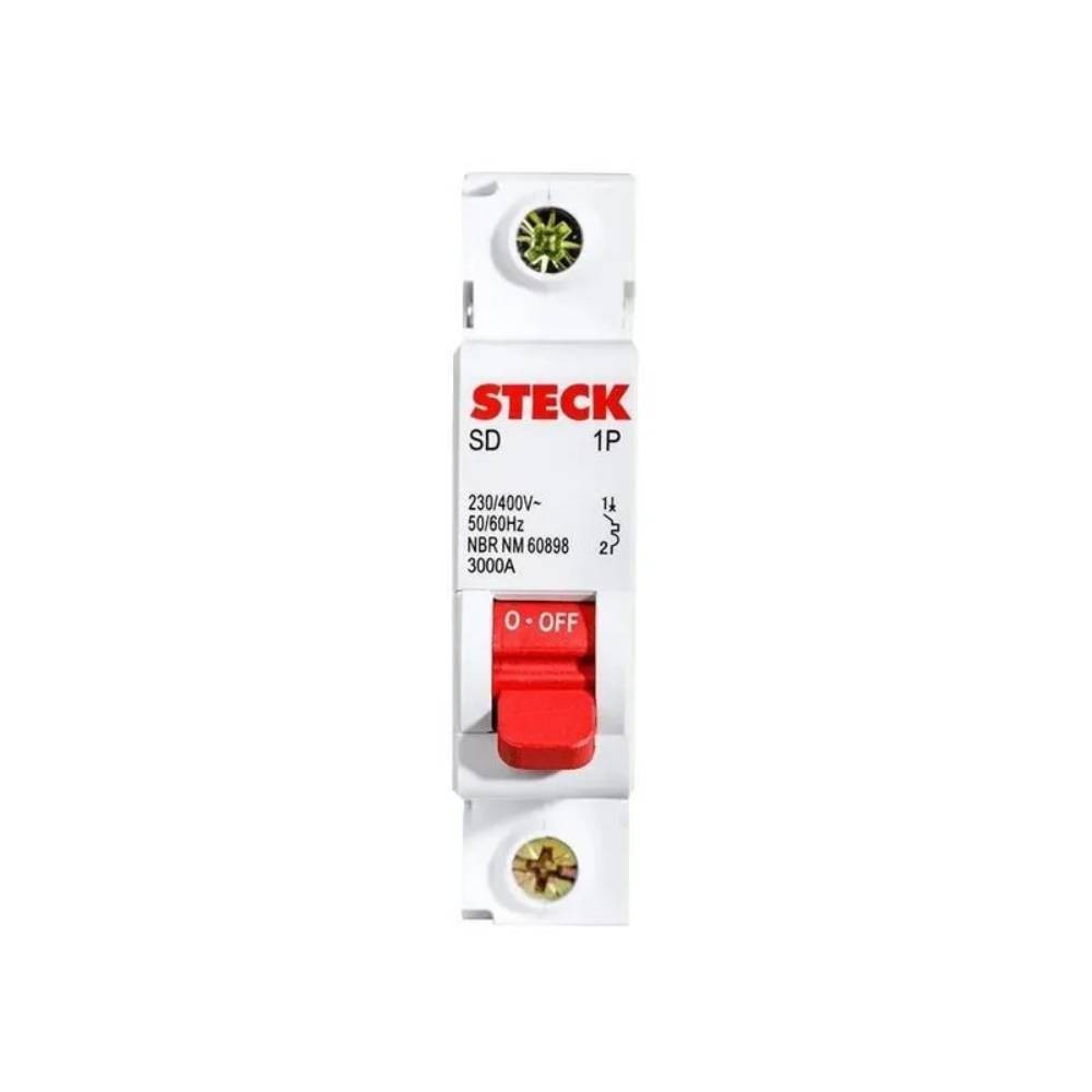 5 dicas de como fazer cálculo de disjuntor 8 Disjuntor monopolar 25A curva C Steck